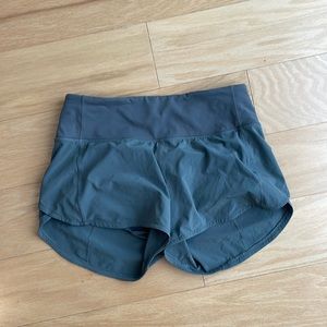 NWOT lululemon speed up shorts